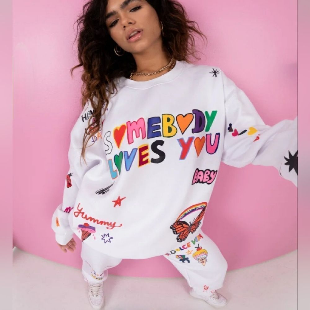 The Mayfair Group colab @iscreamcolour Somebody Loves You Legacy Crewneck O/S